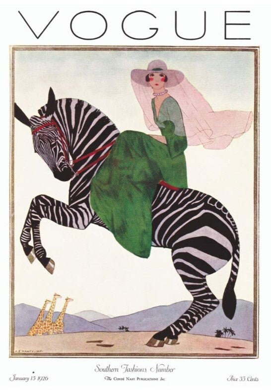 VOGUEポスター Completed and Framed Vogue Cover Puzzle Art - Etsy