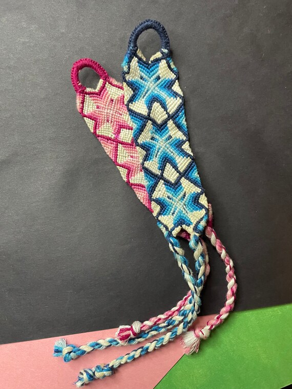 Sunset Starburst Handmade DIY Knotted Friendship Bracelet - Etsy