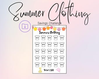 Summer Clothes Savings Challenge