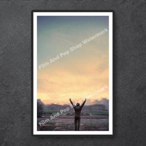 Rocky Poster // Triumph, 80s Kinoposter, Sylvester Stallone, Rocky Balboa, Boxen, Erfolg