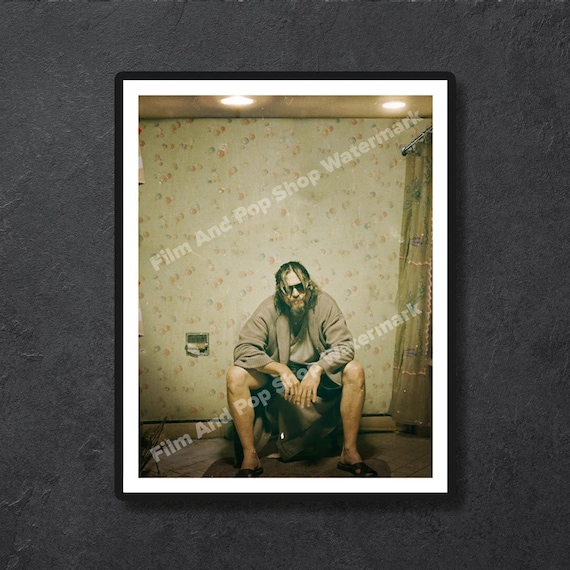 The Big Lebowski Poster: Funny Bathroom Art, Home Wall Decor