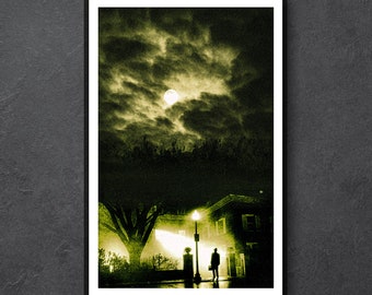 The Exorcist Poster // Horror Movie Poster // cinema movie poster 90s 70s 80s halloween home decor vintage