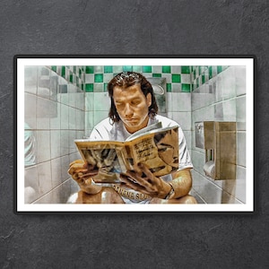 Vincent Vega Pulp Fiction Toilet Poster (11inx17in)