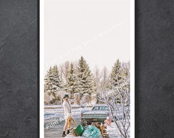 Shitters Full Poster // Christmas Vacation, Chevy Chase, National Lampoons, Vegas Vacation bathroom art christmas decor xmas