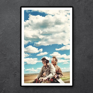 Best Buds // Dumb and Dumber // jim carrey, movie poster, 90s movie, motorcycle adam sandler chris farley