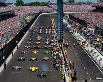 Electrifying start of an iconic auto race at the legendary Indianapolis Motor Speedway.