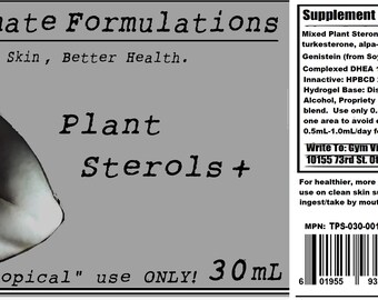 Plant Sterols+ &quot;Topical&quot; Only!