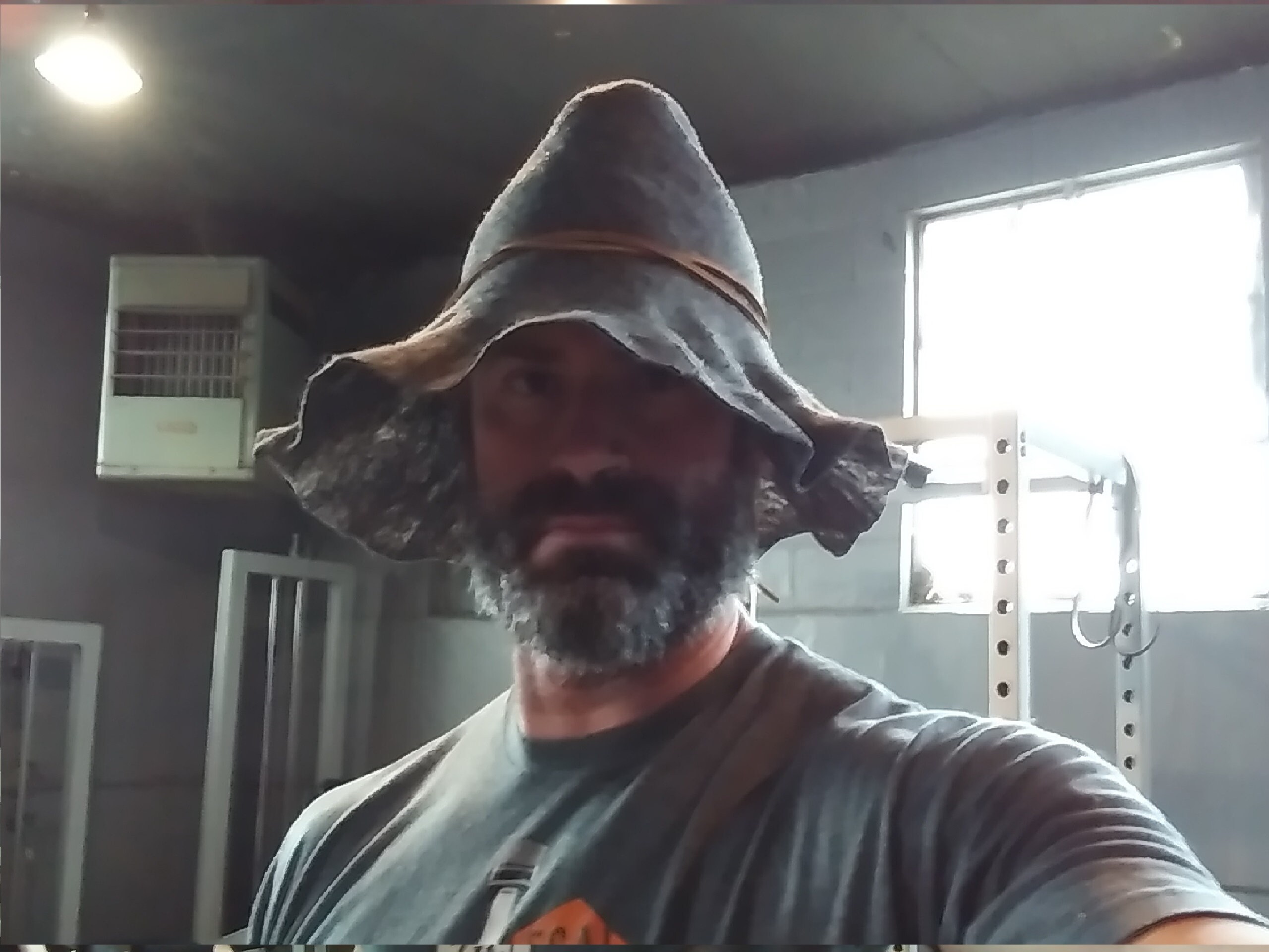 Gray Felt Blend Pointed Top Hillbilly 