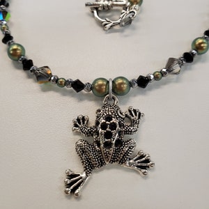 Frog demon necklace