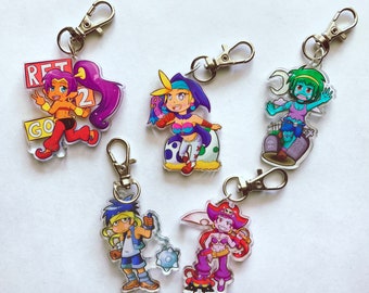 Shantae and Friends 2&quot; Double-Sided Keychains