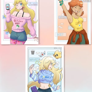 Super Mario Princess 11x17 Prints