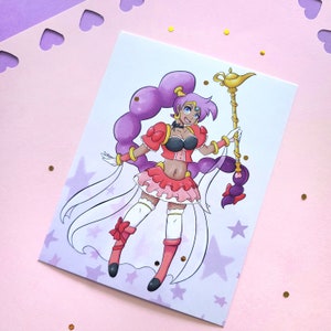 Magical Girl Shantae Mini Print 4.25x5.5