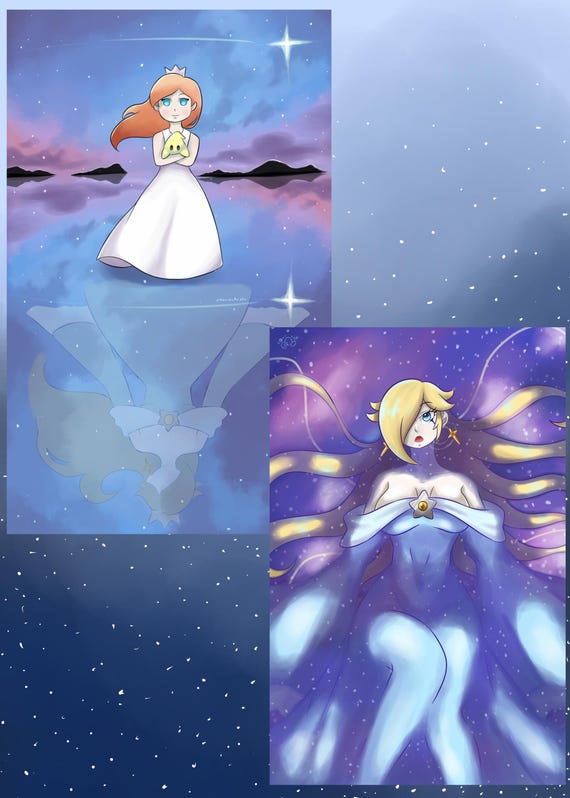 open lace back dress Rosalina Princess Dress Costume - Super Mario Galaxy main image 1