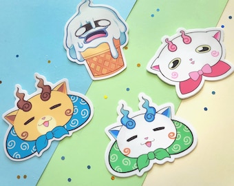 Yokai Watch Stickers 3X3Inch - Etsy Canada