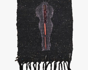 The Disappearing of the Rainbow Body 1 Tapestry Weaving SHADOWWORK series