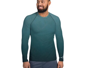 Blue Men's Rash Guard