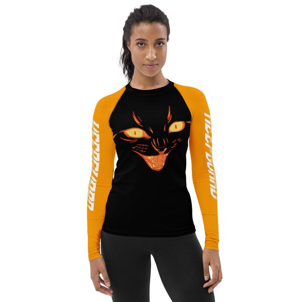 Cat Rash Guard for Women Etsy