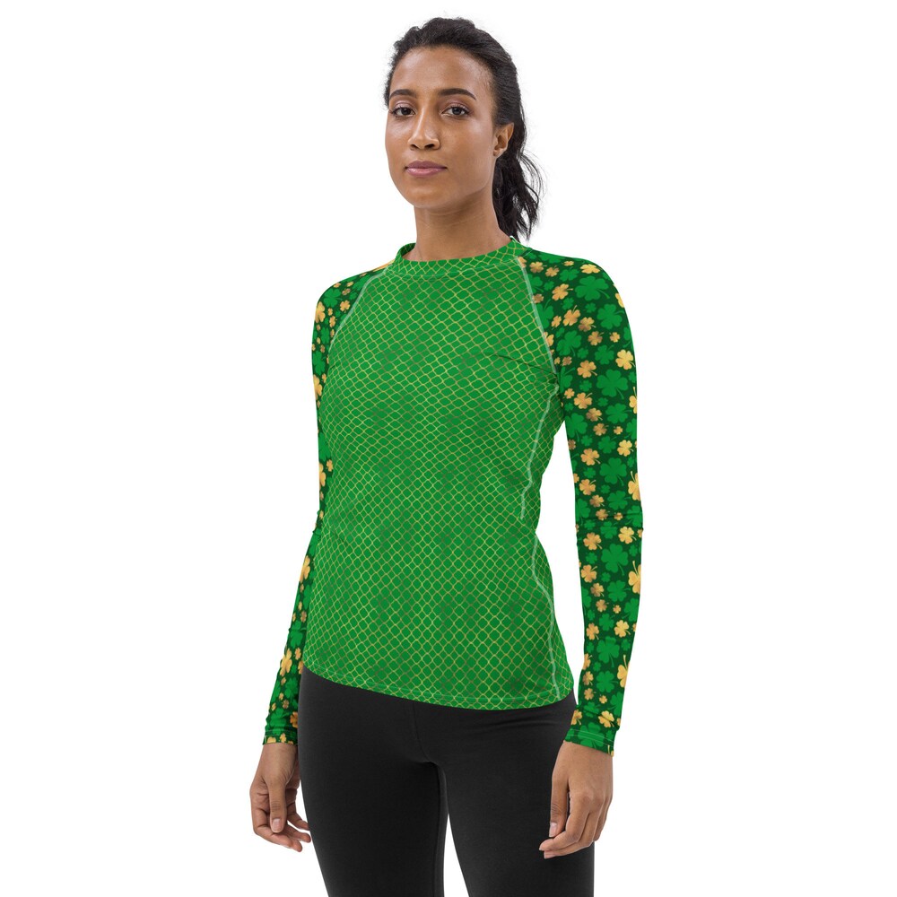 Shamrock Women'S Rash Guard Holoshirts