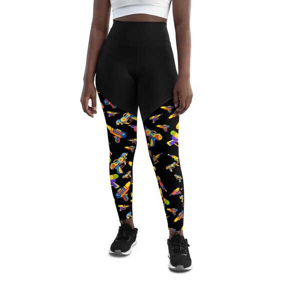 Squirt Guns Compression Sports Leggings 