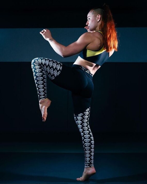 Custom Design Sports Leggings Etsy
