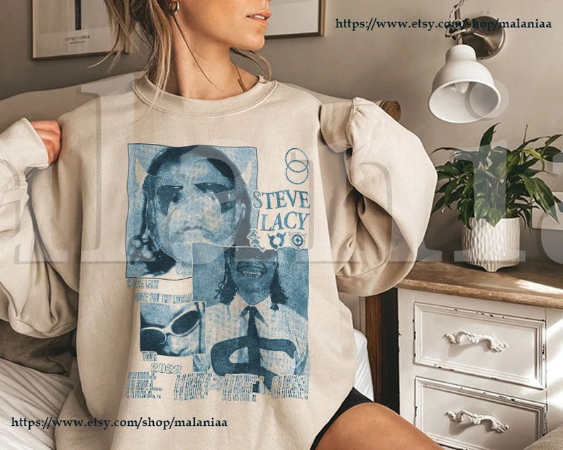 Vintage Style Steve Lacy 2022 Tour Dates Sweatshirt Steve - Etsy