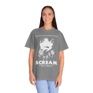 Scream Movie Comfort Colors Shirt, Scream Movie Vintage Horror Movie Halloween T-Shirt, image 4