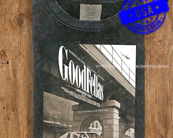 Camiseta con diseño de la película Uno de los Nuestros / Camiseta pirata vintage de la mafia de los años 90