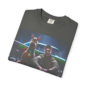 Dean Winchester and Scooby-Doo Comfort Colors Shirt, Scoobynatural Mystery Machine T-Shirt, Jensen Ackles Fan Gift, Supernatural Vintage Tee image 6