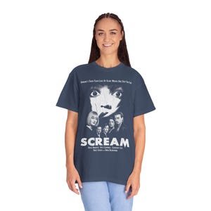 Scream Movie Comfort Colors Shirt, Scream Movie Vintage Horror Movie Halloween T-Shirt, image 5