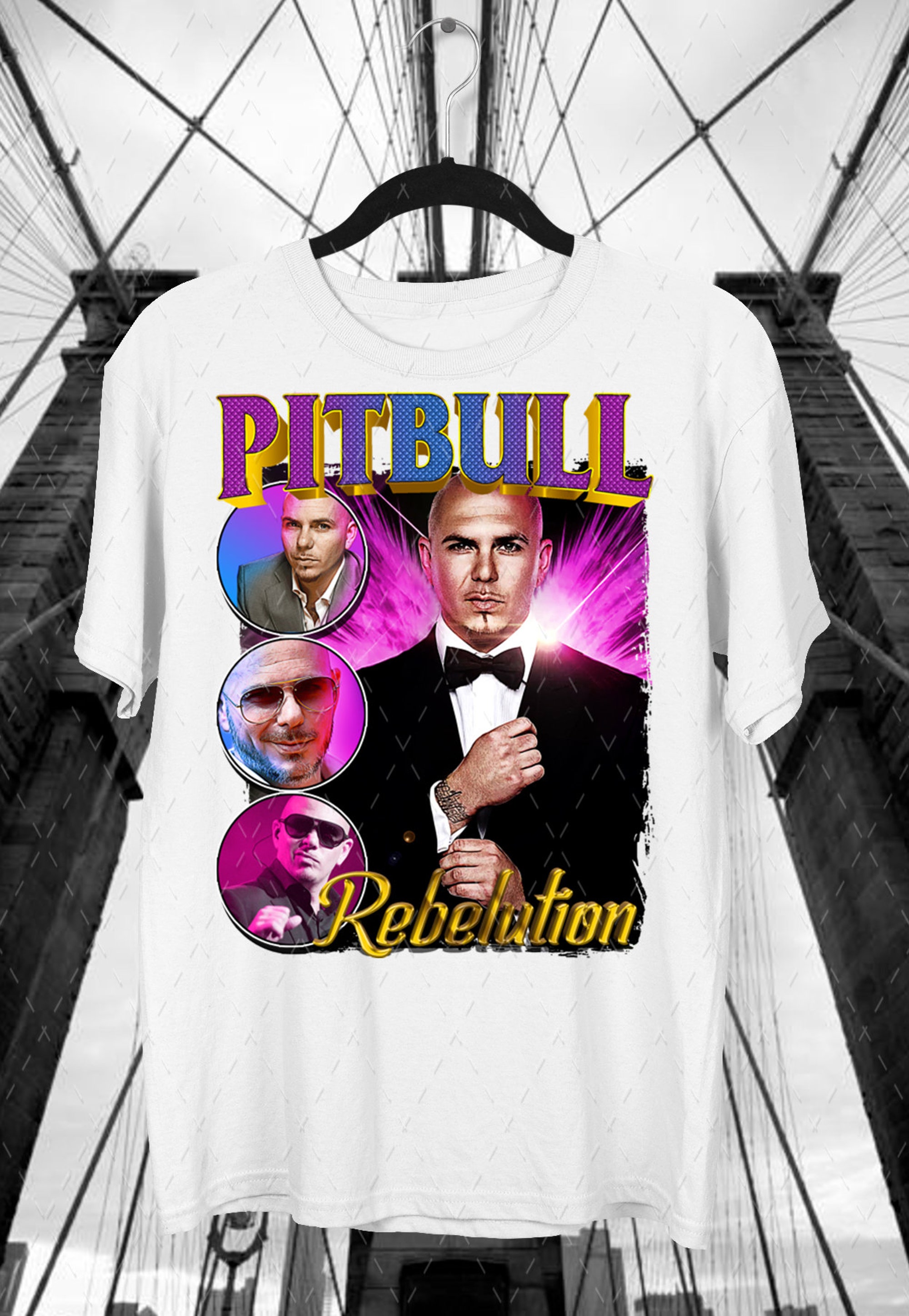 Discover Pitbull Shirt, Hip Hop Shirt, Rap shirt, Retro 90 Shirt