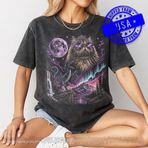 Princess Donut and Mongo Shirt Dungeon Crawler Carl Bookish Merch Vintage Comfort Colors T-Shirt Fantasy Book Lover Gift LitRPG Graphic Tee image 2