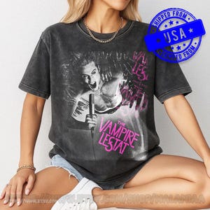 Vampire Lestat Retro Horror Band Tee — Gothic Vampire Graphic T-Shirt & Sweatshirt image 1