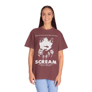 Scream Movie Comfort Colors Shirt, Scream Movie Vintage Horror Movie Halloween T-Shirt, image 6