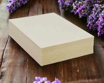 Handmade Lokta Paper: 5x7 Clean-cut Deluxe Card Stock for Wedding Invitations