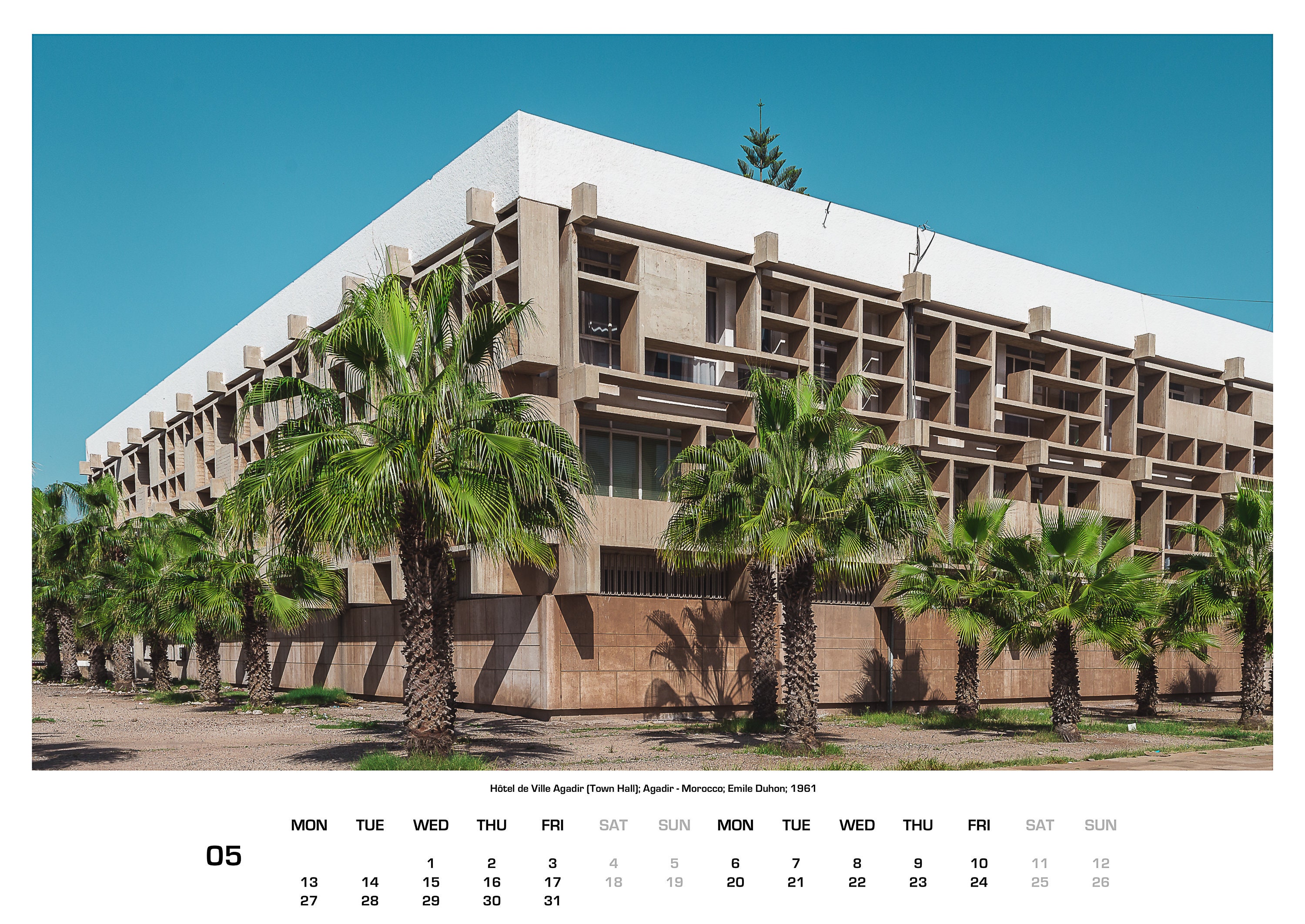 The Aesthetics of BRUTALISM Calendar 2024 / Kalender, Wandkalender Etsy