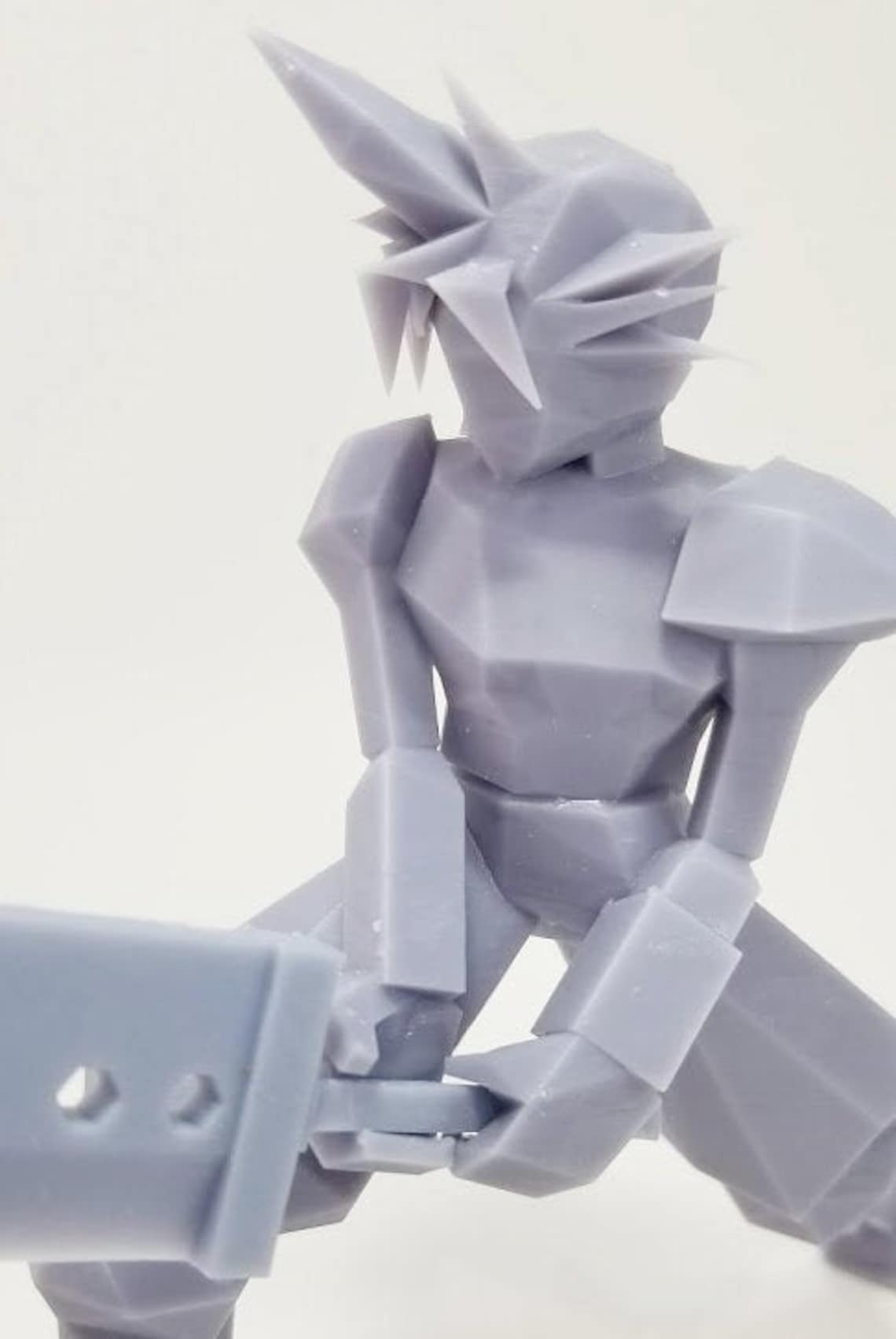 ffvii low poly figures