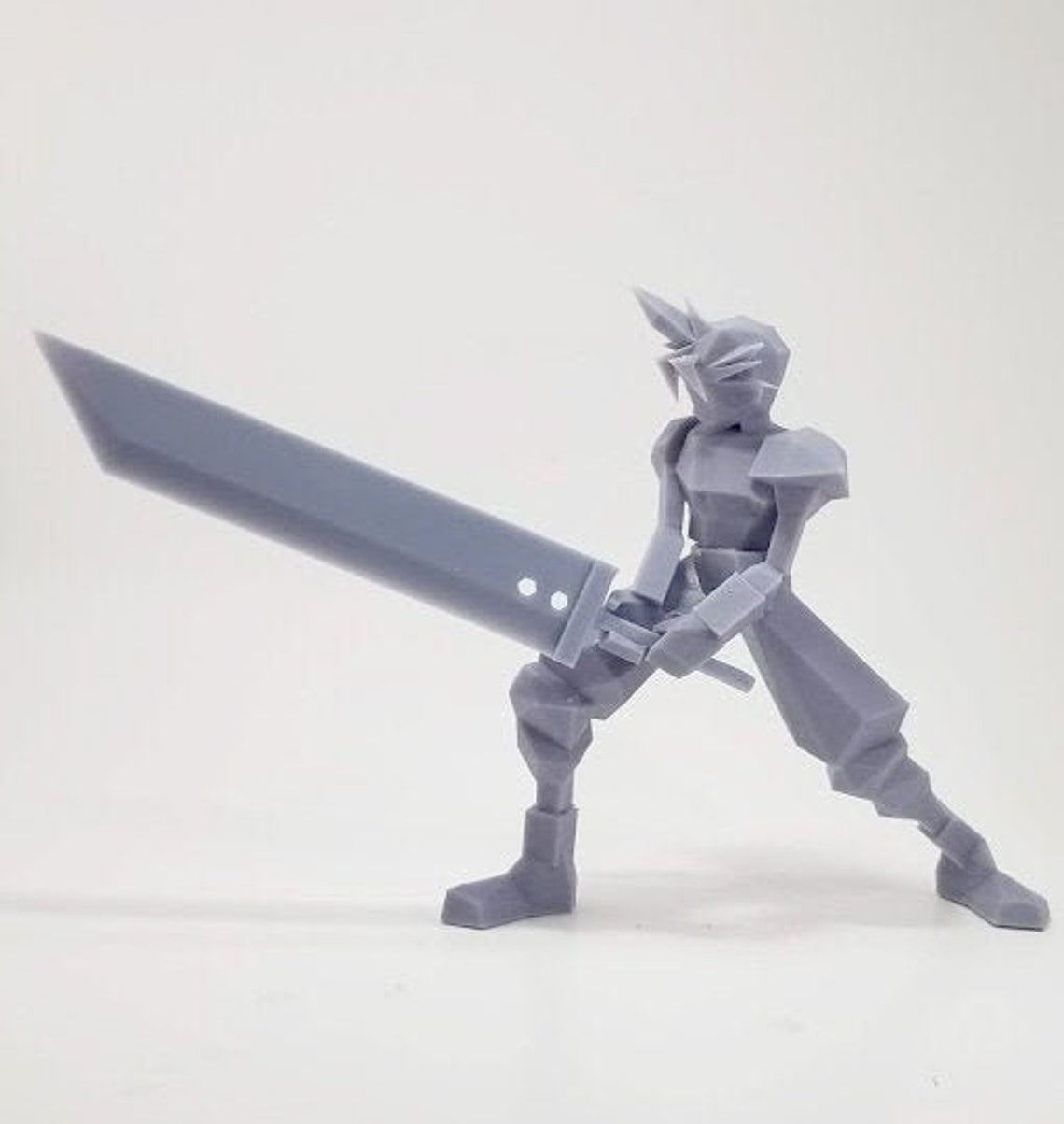 ffvii low poly figures
