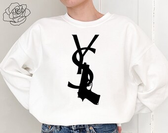 ysl logo jumper