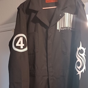 Slipknot VINYL Bügelbilder FÜR Slipknot Jumpsuit Halloween Kostüm Slipknot Strichcode Aufnäher Tribal S Emblem Slipknot Zahlen Individuell