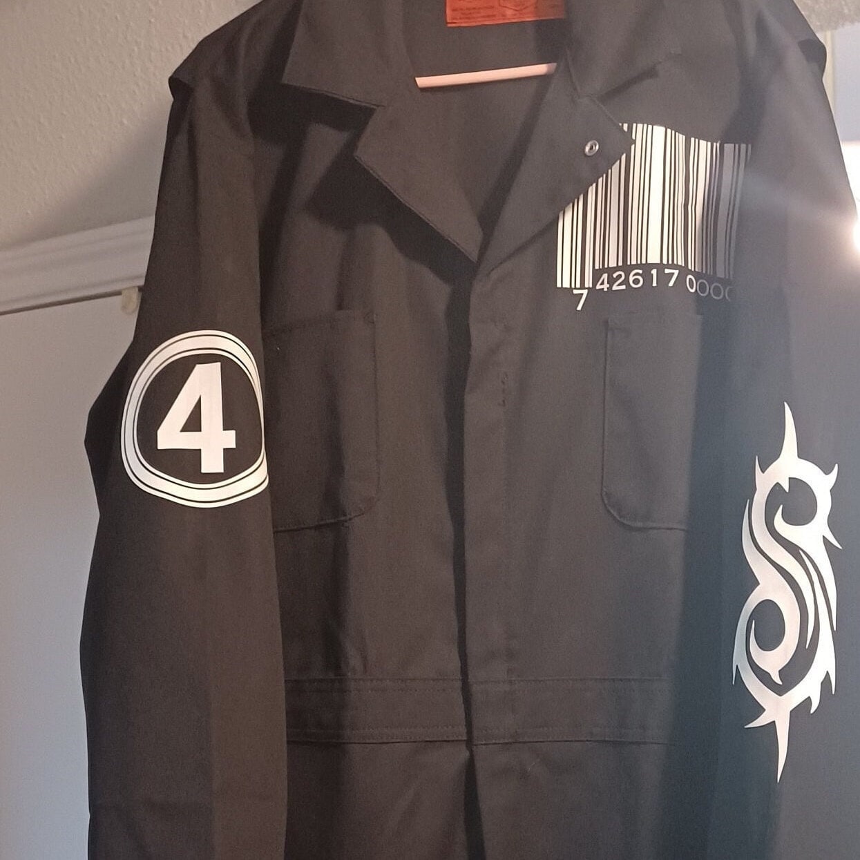 Slipknot Jumpsuit VINYL Iron on Patches FOR Slipknot