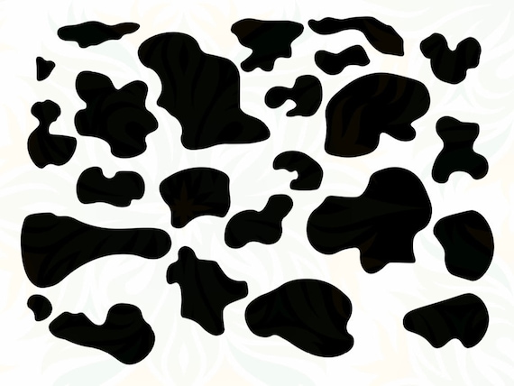 Cow spots pattern wrapping paper, animal print