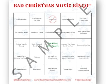 Bad Christmas Movie Bingo® Digital Download