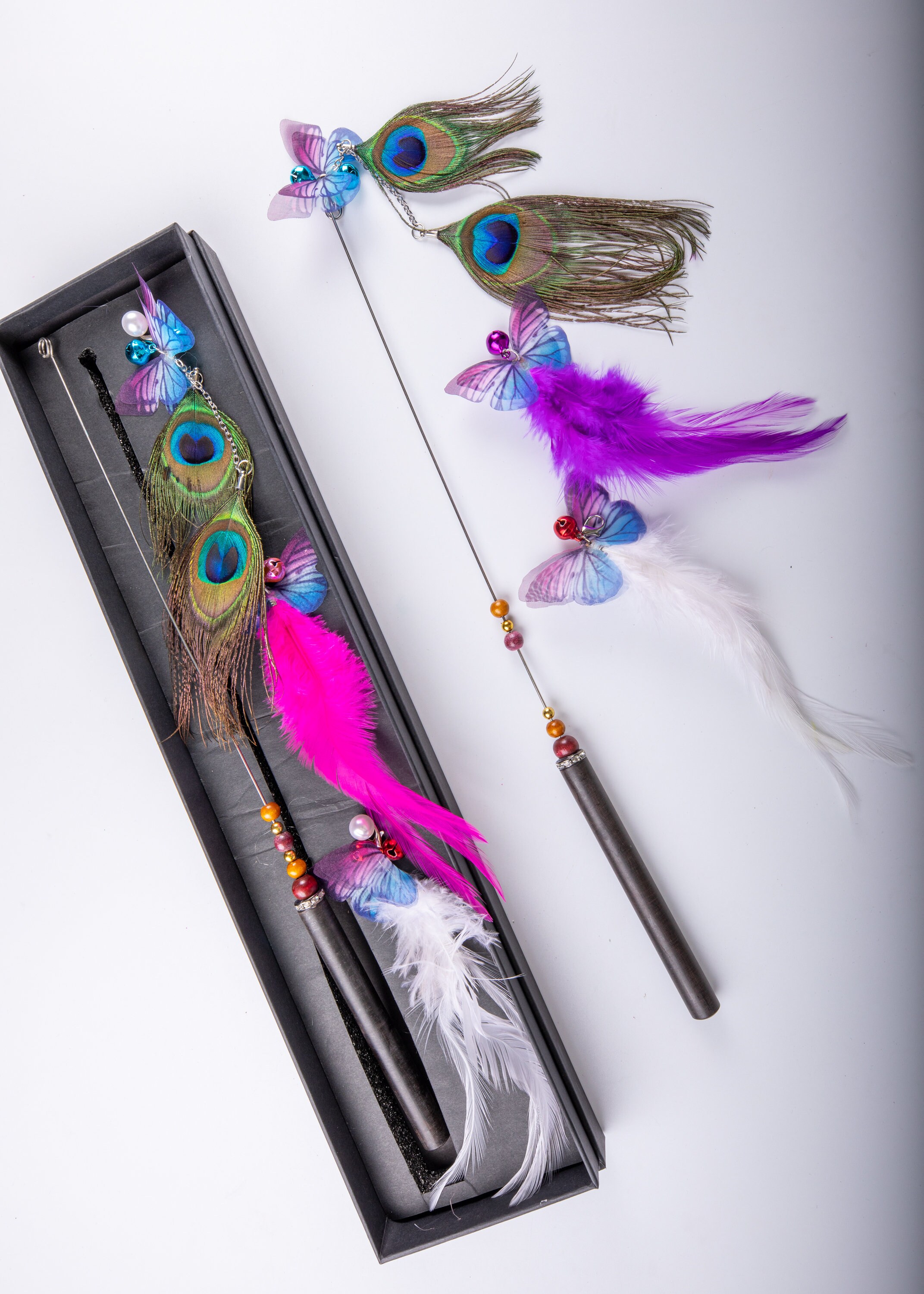 36 cm Long Cat teaser cat toy cat wand interactive cat Etsy