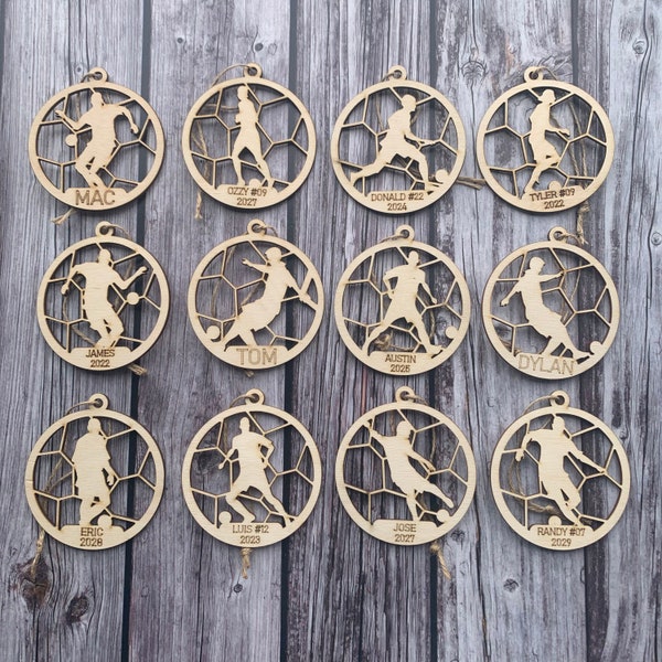 Soccer Ornament Etsy