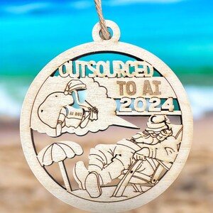 Outsource to AI - 2024 Themed Christmas Ornament Collection