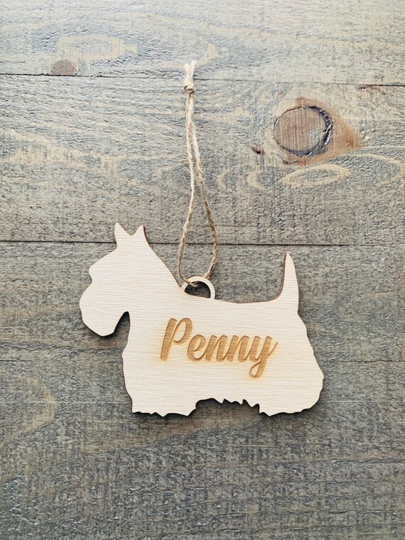 Westie Personalized! Your Dog's Name on a Custom Silhouette