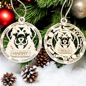 Leonberger Personalized Custom Dog Ornament