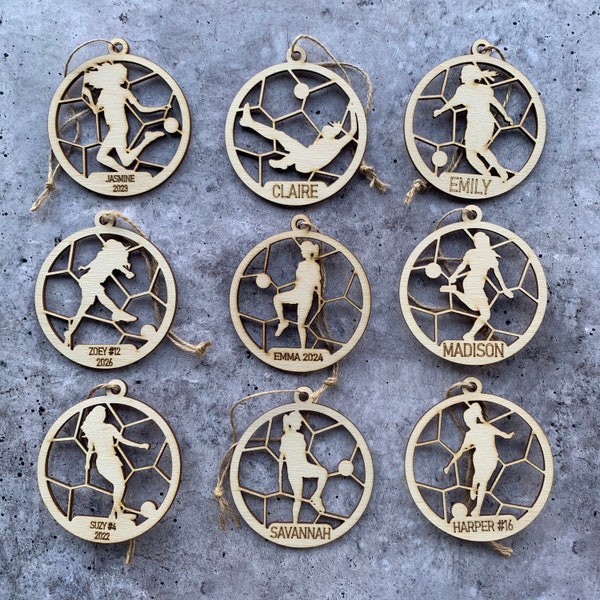 Soccer Ornament Etsy