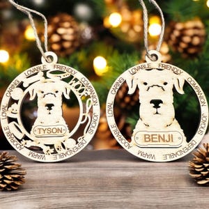 Irish Wolfhound Personalized Custom Dog Ornament