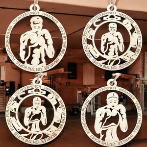 Boxing Stadium Series Christmas Ornament - Male and Female Versions